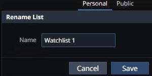 Free trading platform and app: ready to use watchlists.