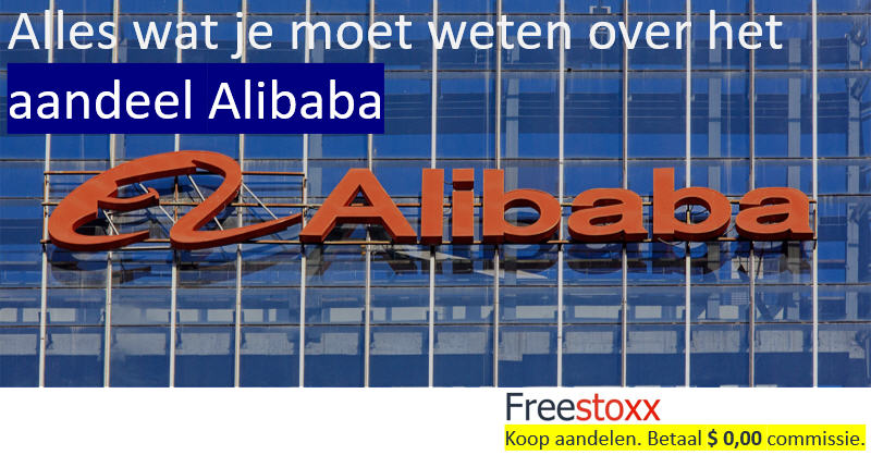 Het aandeel Alibaba.